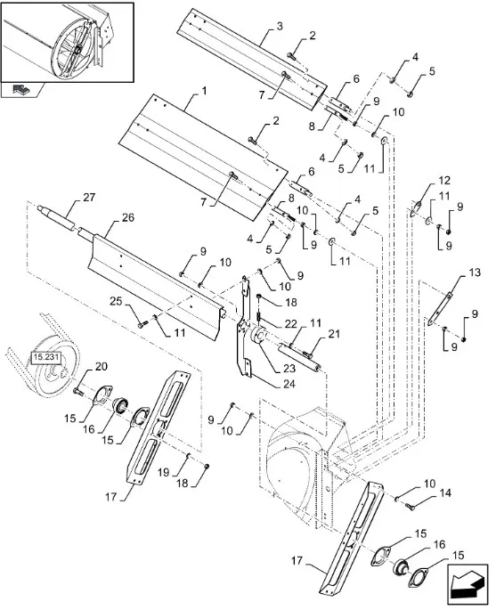 420225 - лопасть